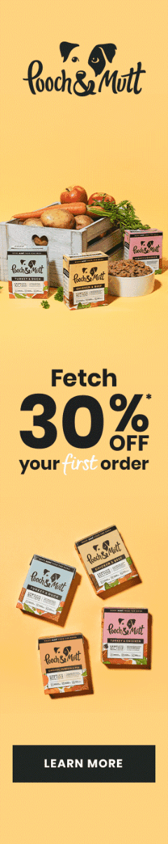 30% off your first order with Pooch & Mutt!